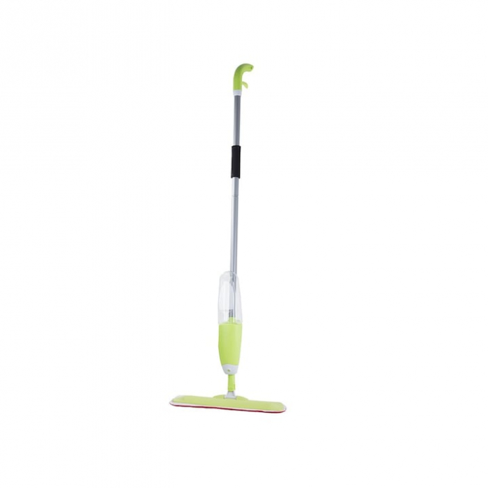Mop Plat cu Pulverizator si Rezervor VarioShop®, Laveta Microfibra, Potrivit pentru Toate Tipurile de Suprafete, Capacitate Rezervor 1 L, Verde [16]