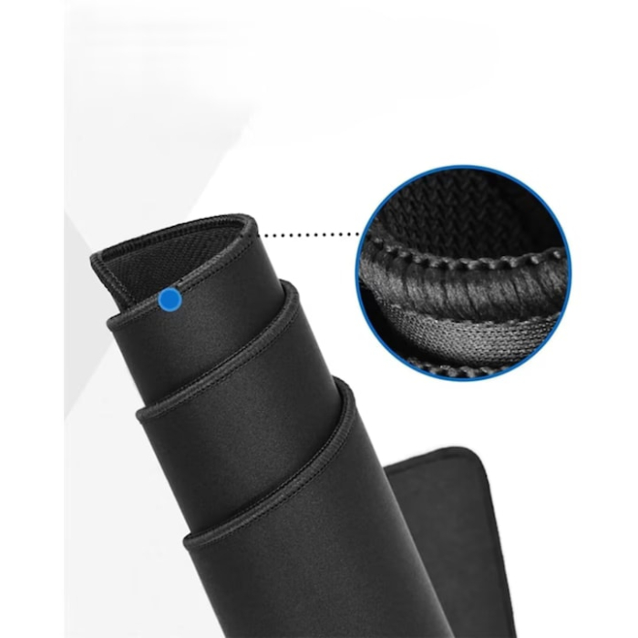 Mousepad cauciucat pentru gaming VarioShop®,, anti-derapant, rezistent la apa, cusaturi anti-rupere, model triunghiuri 3D, 90 x 40 cm, Multicolor [5]