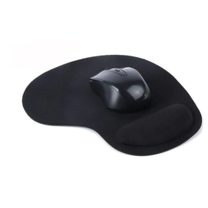 Mousepad cu suport pentru mana VarioShop®, ergonomic, confortabil, suprafata respirabila, anti-alunecare, 19 x 23 cm, Negru [11]