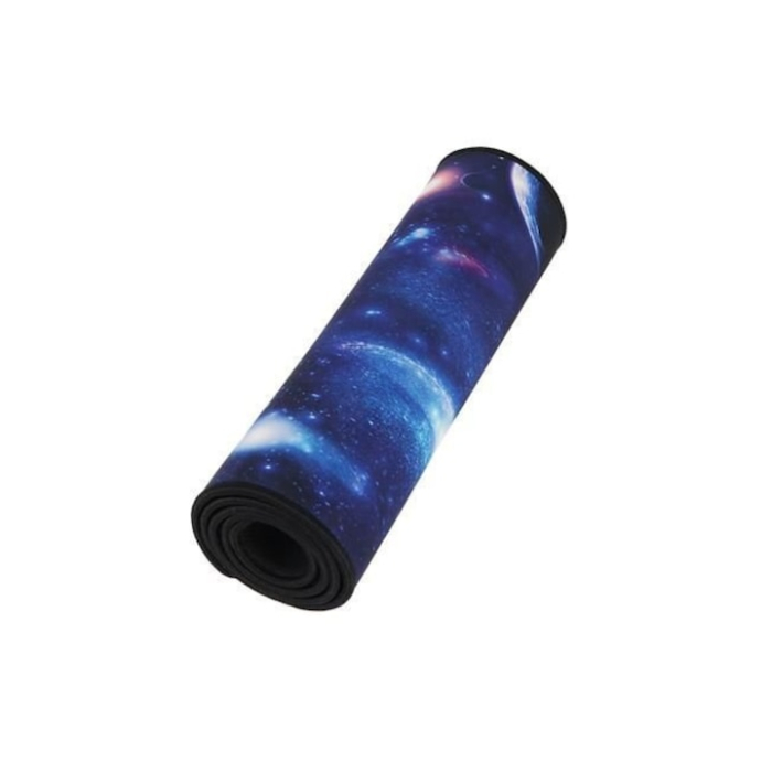 Mousepad Mare Cauciucat VarioShop®, Pentru Gaming, Birou, Office, Antiderapant, Rezistent la Apa, Cusaturi Anti-Rupere, model Galaxia, dimenisune 88 x 30 cm, Multicolor [4]