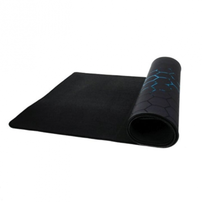 Mousepad Pentru Gaming VarioShop®, Impermeabil, Strat Anti-Derapant, Suprafata Mare de Lucru, Confortabil, Stabil, Usor de Curatat, Design Modern si Elegant, Model Fagure, Marime XXL, 90 x 40 cm, Negr [13]