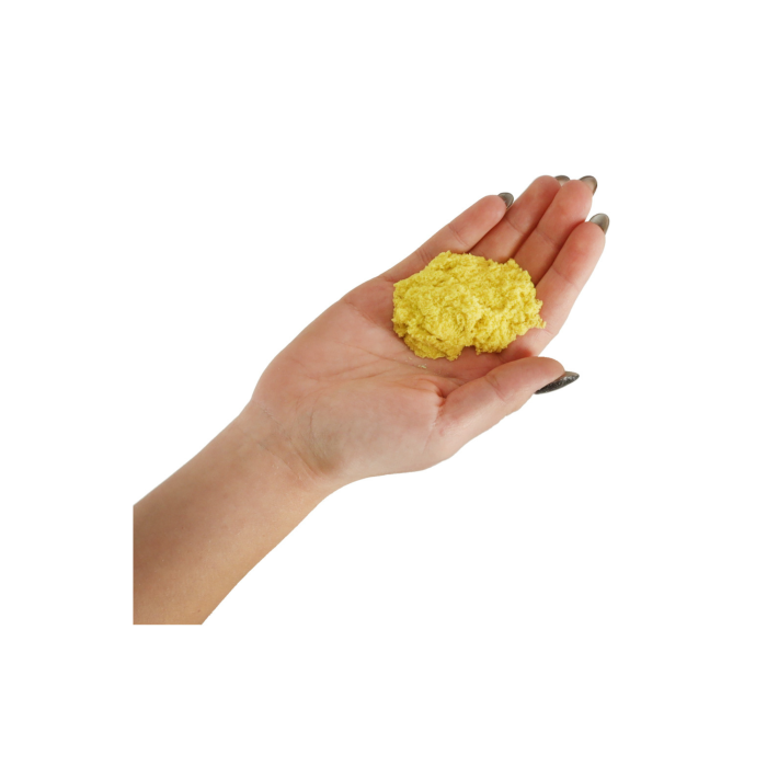 Nisip kinetic copii VarioShop®, joaca senzoriala si activitati creative, textura usor de modelat, 1 kg, galben [6]