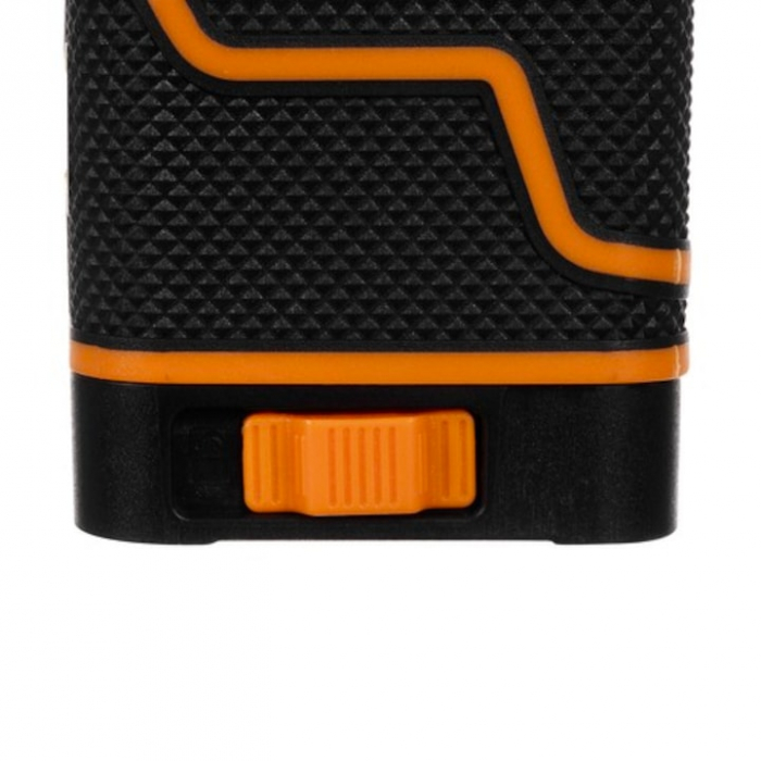 Nivela Laser VarioShop®, Rotire 360°, Distanta de Lucru 25 m, Functie Laser Incrucisat, Lungime de Unda 510-530 nm, Alimentare Baterii, Portabila, Compacta, 6.2 x 7 x 8.1 cm, Negru [12]