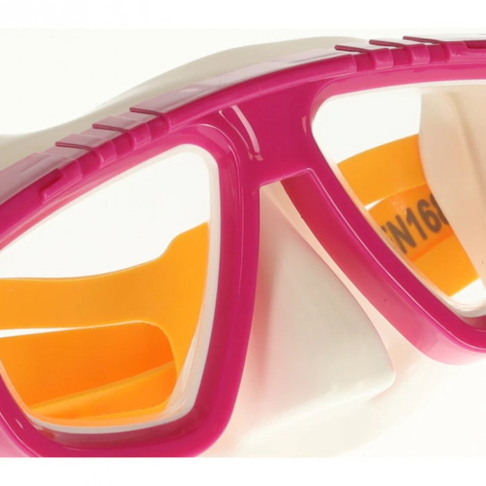 Ochelari de scufundare pentru copii VarioShop®, vizibilitate clara sub apa, confort reglabil si design adorabil pentru micii exploratori, Roz [8]