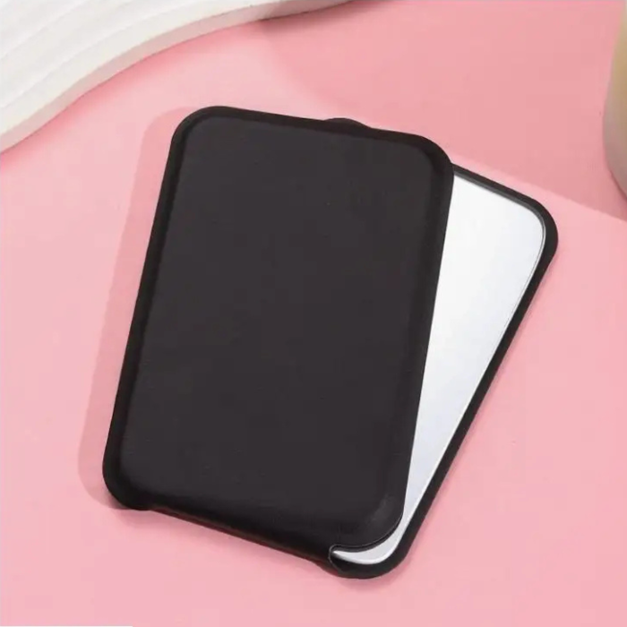 Oglinda cosmetica pliabila VarioShop®, compacta, de buzunar, ideala pentru geanta si calatorii, 7 x 10.8 cm, negru [3]