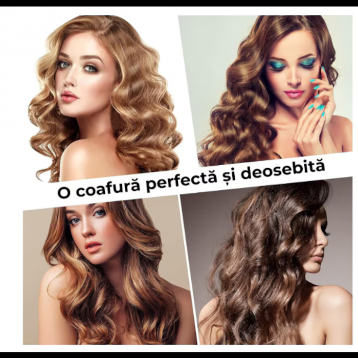 Ondulator automat portabil VarioShop®, invelis ceramic, fara fir, protectie avansata, temperatura reglabila 150-200 grade, potrivit pentru orice tip de par, baterie durabila, ideal pentru calatorii, i [13]