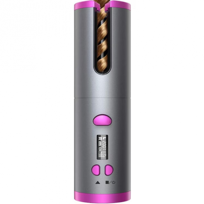 Ondulator automat portabil VarioShop®, invelis ceramic, fara fir, protectie avansata, temperatura reglabila 150-200 grade, potrivit pentru orice tip de par, baterie durabila, ideal pentru calatorii, i [14]