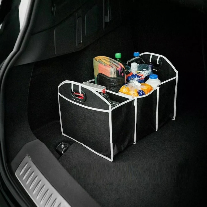 Organizator auto pliabil pentru portbagaj VarioShop®, 3 compartimente, 4 buzunare, 58 x 32 x 32 cm, Negru [5]