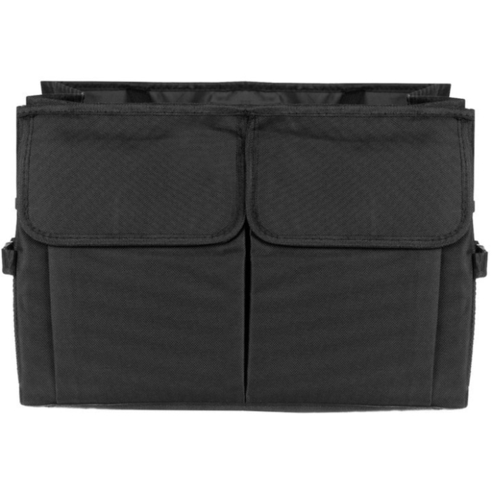 Organizator auto pliabil pentru portbagaj VarioShop®, compartimente multiple, pereti rigidizati, manere de transport si buzunare, pentru accesorii auto, cumparaturi, excursii, camping [5]