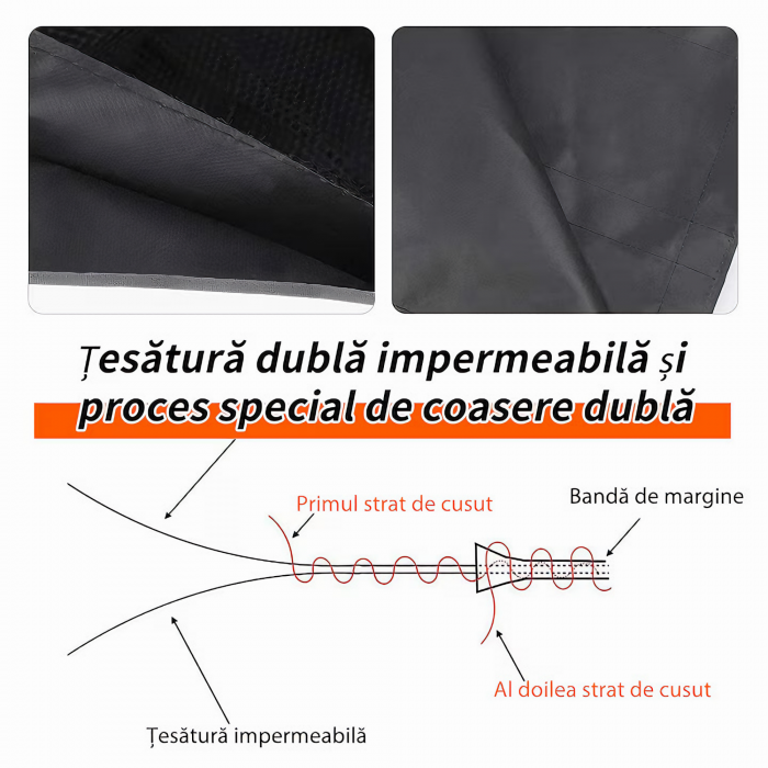 Organizator Portbagaj Auto VarioShop® - 8 Compartimente Spatioase, Usor de Montat si Spalat, Fabricat din Poliester Impermeabil Oxford, Dimensiuni 46 cm x 88 cm, Negru, Rezistent la Apa, Ideal pentru  [29]