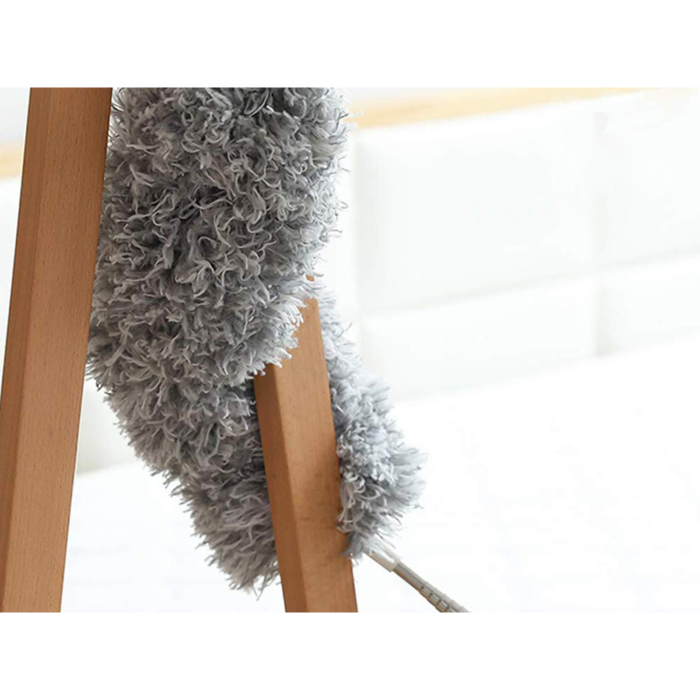 Pamatuf pentru praf VarioShop®, maner extensibil pana la 280 cm, ideala pentru pereti, tavane, candelabre, colturi greu accesibile, mobilier inalt, material microfibra, antiderapant, Gri [16]