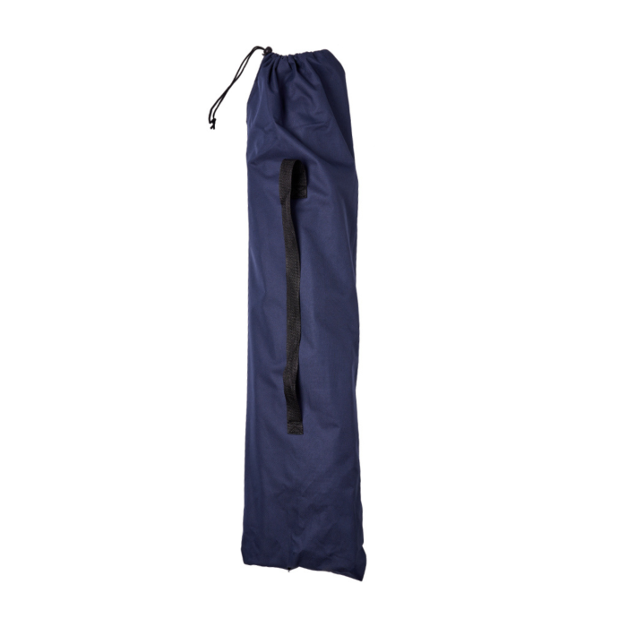 Pat de camping VarioShop®, pliabil, cadru din otel, sarcina maxima 150 kg, husa de transport 190.5x70.5 cm, albastru [9]