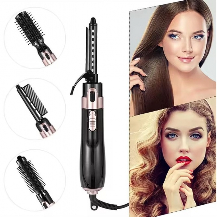 Perie Electrica 4 in 1 VarioShop®, Ondulare, Uscare, Pieptanare, Indreptare, pentru Toate tipurile de par, 2 Trepte de viteza, Putere 550W, Negru [9]