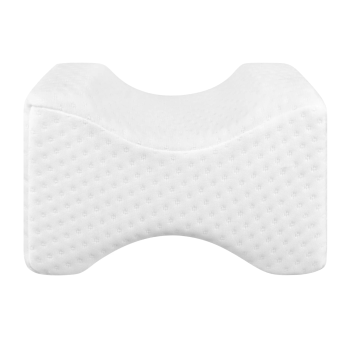 Perna ergonomica pentru genunchi VarioShop®, amelioreaza durerile de coloana si sold, spuma poliuretanica, husa lavabila, 25 × 21 × 15 cm, alba [14]