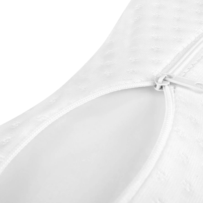 Perna ergonomica pentru genunchi VarioShop®, amelioreaza durerile de coloana si sold, spuma poliuretanica, husa lavabila, 25 × 21 × 15 cm, alba [15]