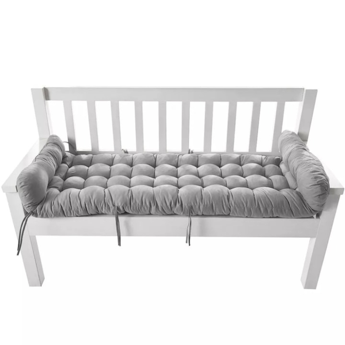 Perna impermeabila pentru sezlong sau scaun de gradina VarioShop®, multifunctionala, pentru gradina, balcon, terasa, piscina, usor de curatat, dimensiuni 165 x 50 cm, Gri [12]
