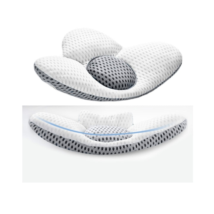 Perna ortopedica pentru suport lombar VarioShop®, multifunctionala, relaxare si corectarea posturii, ideala pentru somn, stat pe scaun sau condus, design ergonomic, spuma de memorie, husa respirabila [7]