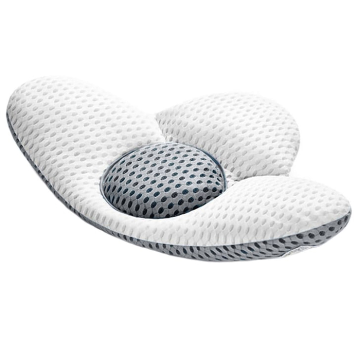 Perna ortopedica pentru suport lombar VarioShop®, multifunctionala, relaxare si corectarea posturii, ideala pentru somn, stat pe scaun sau condus, design ergonomic, spuma de memorie, husa respirabila [1]