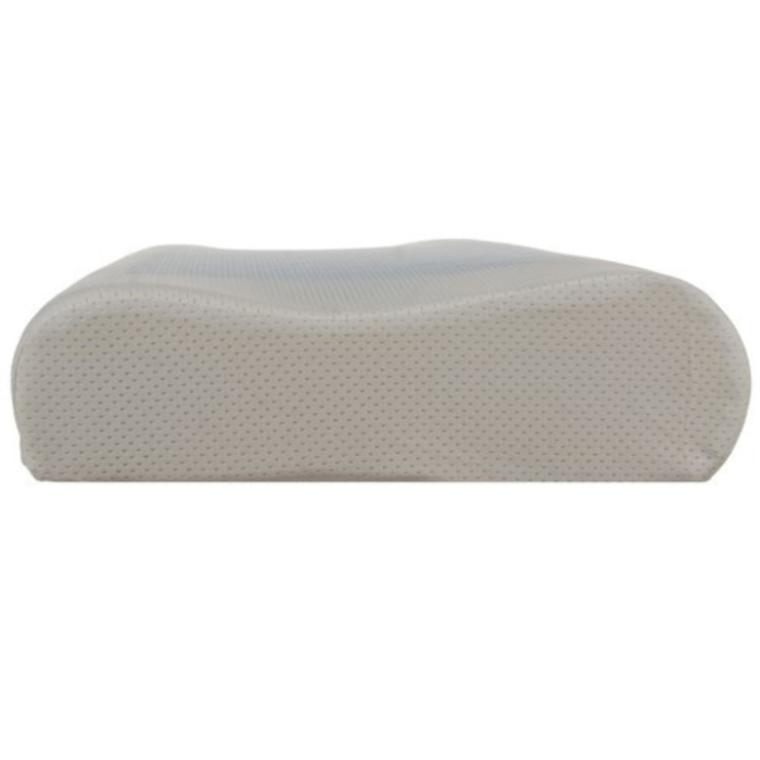 Perna ortopedică VarioShop, spumă cu memorie și gel răcoritor, susținere cervicală, alb, 54x34x10cm [11]