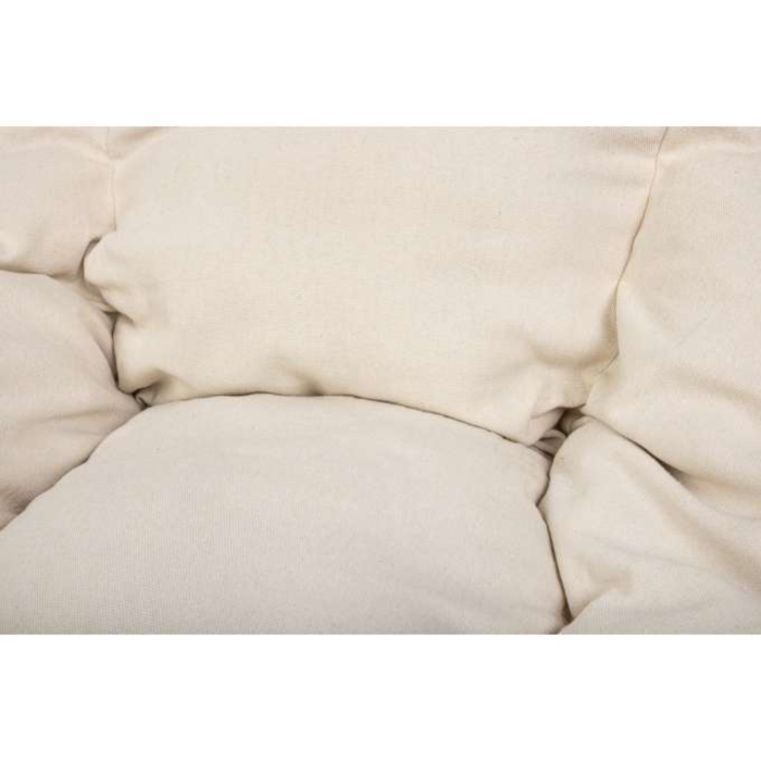 Perna pentru hamac Varioshop bej, confortabila, material bumbac si poliester, pentru balansoar si leagan suspendat, 56 x 63 x 36 cm [4]