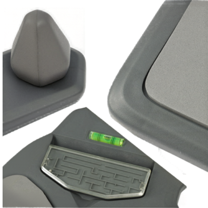 Placa de echilibru multifunctionala VarioShop®, cu contor electronic, panou reversibil 2in1, nivelă si suprafata antiderapanta, pentru antrenament abdomen, fitness si coordonare, 52x41 cm [7]