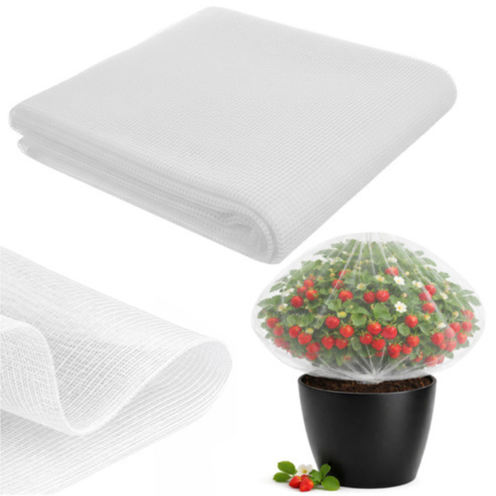 Plasa protectie gradina 3x6 m VarioShop®, 80 ochiuri, impotriva insectelor si pasarilor, reutilizabila, netoxica, pentru legume, fructe si flori [7]