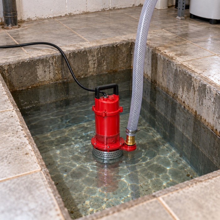 Pompa de apa submersibila VarioShop®, 400W, pentru fantani si rezervoare, debit maxim 5100 l/h, inaltime de pompare 14 m [5]