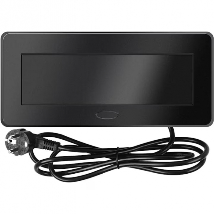 Priza Incorporabila in Mobilier VarioShop®, prelungitor 2 USB si 2 Prize Schuko, Cablu Alimentare 1.9 m, Incastrabil, Negru [18]