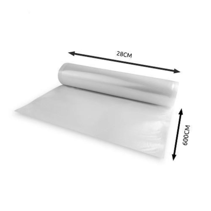 Pungi de vidat gofrate VarioShop®, 28 x 600 cm, pentru aparat de vidat alimente, potrivit pentru carne, legume, fructe [2]
