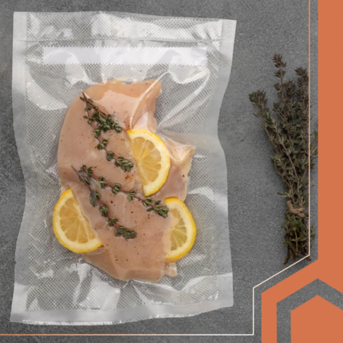 Pungi vidat alimente 20 x 30 cm VarioShop®, set 50 buc, etansare puternica, compatibile aparat de vidat, transparente, rezistente, pentru congelare si depozitare alimente [4]