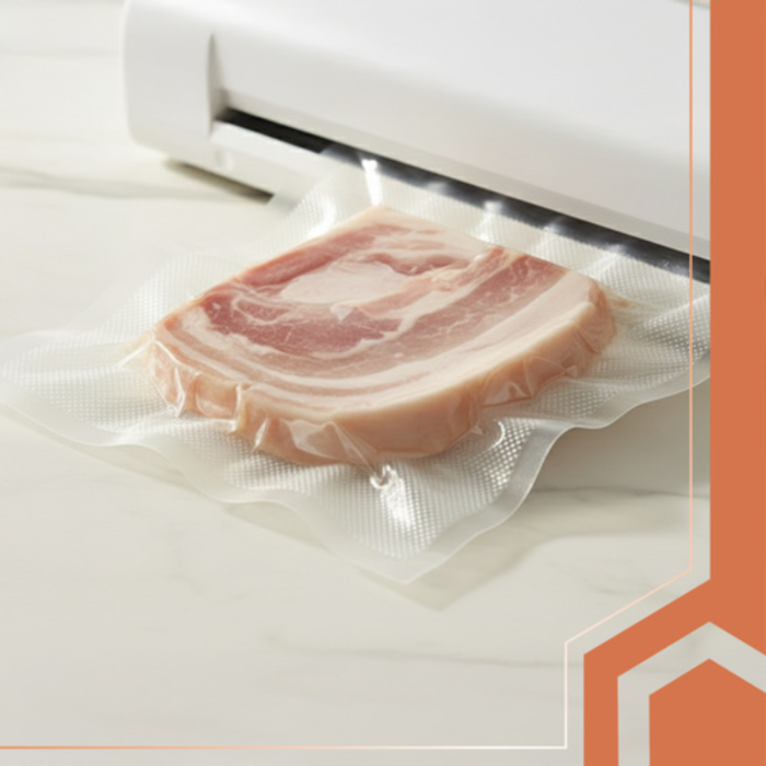 Pungi vidat alimente 20 x 30 cm VarioShop®, set 50 buc, etansare puternica, compatibile aparat de vidat, transparente, rezistente, pentru congelare si depozitare alimente [3]