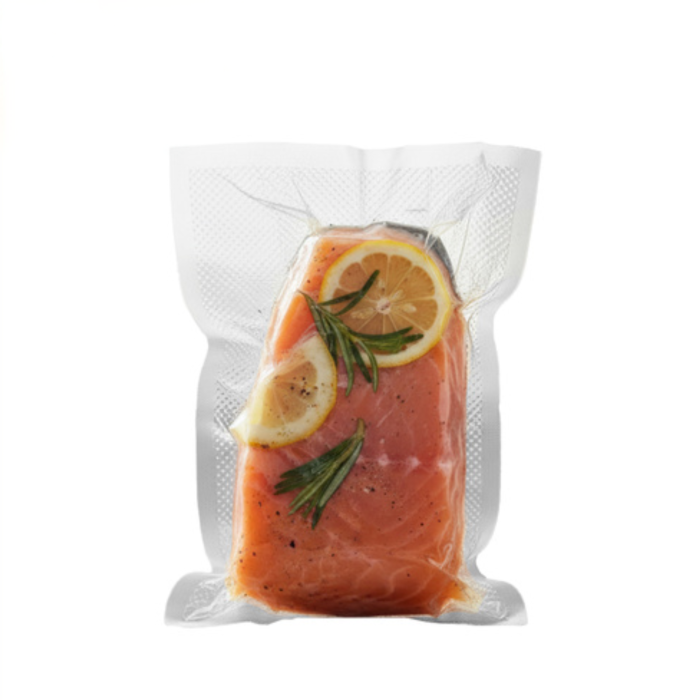 Pungi vidat alimente 20 x 30 cm VarioShop®, set 50 buc, etansare puternica, compatibile aparat de vidat, transparente, rezistente, pentru congelare si depozitare alimente [9]