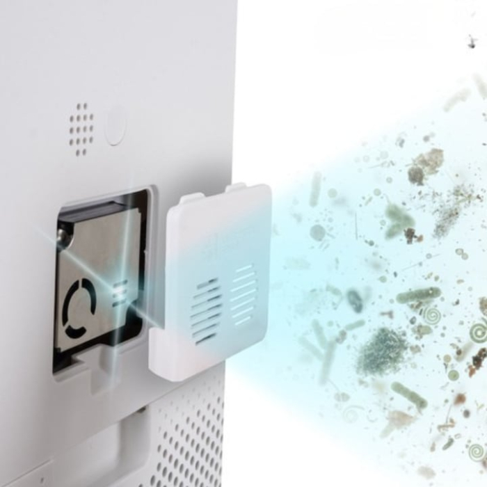 Purificator de aer inteligent VarioShop®, HEPA H12, ionizare, WiFi Smart Life, CADR 370 m³/h, ultra-silențios 21 dB, consum 35 W, pentru alergici, copii și animale, până la 80 m² [12]