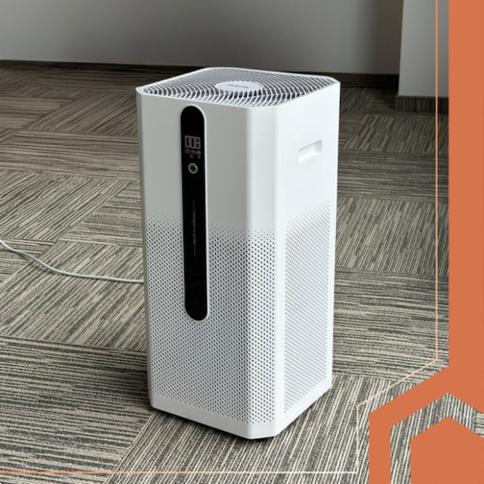 Purificator de aer inteligent VarioShop®, HEPA H12, ionizare, WiFi Smart Life, CADR 370 m³/h, ultra-silențios 21 dB, consum 35 W, pentru alergici, copii și animale, până la 80 m² [11]