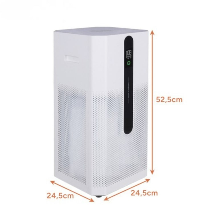 Purificator de aer inteligent VarioShop®, HEPA H12, ionizare, WiFi Smart Life, CADR 370 m³/h, ultra-silențios 21 dB, consum 35 W, pentru alergici, copii și animale, până la 80 m² [13]