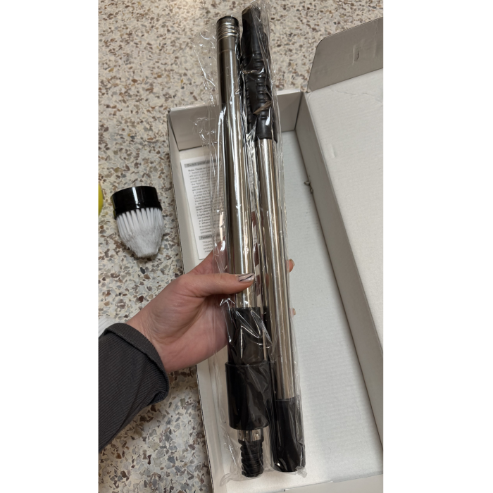 RESIGILAT - Perie electrica de curatat VarioShop®, Aparat Reincarcabil cu 9 Capete Interschimbabile, Fara Fir, 2 viteze, Zgomot Redus, Baterie 2600mAh, Alb [3]