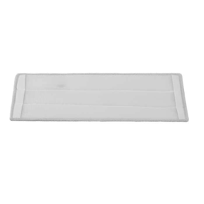 Rezerva pentru mop plat VarioShop®, pentru curatarea podelelor, prindere velcro, material absorbant, 33 x 12 cm, gri [10]