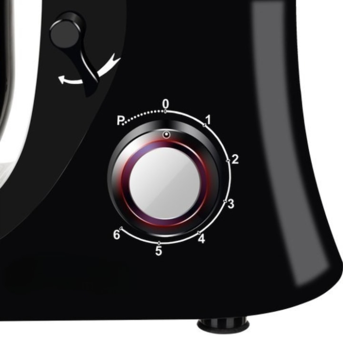 Robot de bucatarie profesional 2200W VarioShop®, 6 viteze, functie PULSE, cu bol 6.2L, accesorii si decorator cadou, Negru [11]