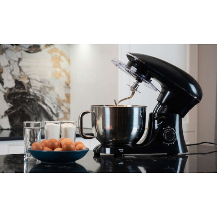 Robot de bucatarie profesional 2200W VarioShop®, 6 viteze, functie PULSE, cu bol 6.2L, accesorii si decorator cadou, Negru [3]