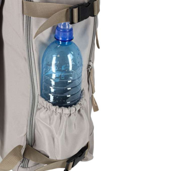 Rucsac de calatorie unisex VarioShop®, pentru bagaj de mana, cu spatiu pentru laptop si incaltaminte, 3 compartimente, 45 x 30 x 12,5 cm, gri [6]