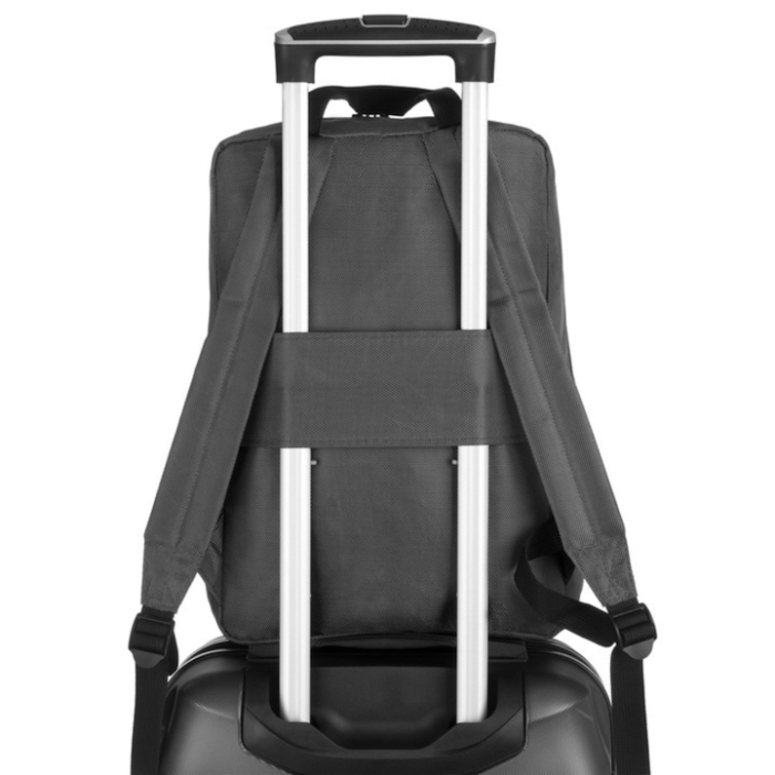 Rucsac de Calatorie VarioShop®, Bagaj de Mana Usor, 20L, Compatibil cu Toate Companiile Aeriene, 40x20x25 cm, Negru [4]