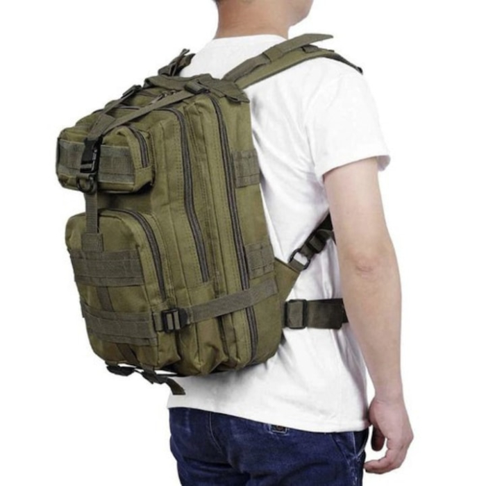 Rucsac militar multifunctional 26L VarioShop®, compartimentare eficienta, sistem MOLLE, curele reglabile si spate rigidizat, material impermeabil Oxford 600D, ideal pentru drumetii [7]