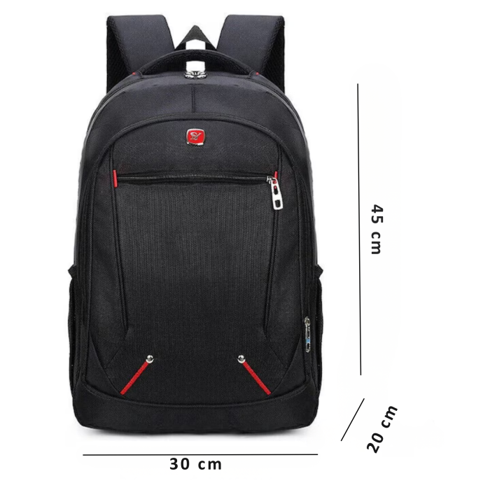 Rucsac multifunctional VarioShop®, 30L, material impermeabil, curele reglabile, compartimente multiple, potrivit pentru pentru scoala, serviciu, calatorii, 45x30x20 cm, negru [5]