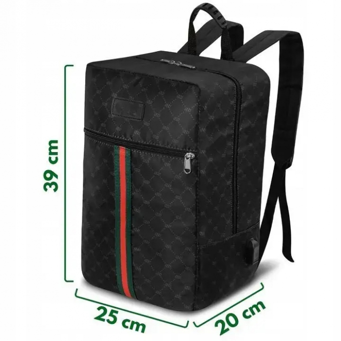 Rucsac multifunctional VarioShop®, Ideal pentru scoala, voiaj, avion, bagaj de mana, Echipat cu 1 compartiment principal, 1 buzunar frontal cu fermoar, Spatiu incarcare USB, Curele reglabile, Capacita [10]