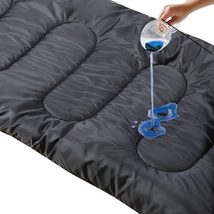 Sac de dormit 2 în 1 VarioShop®, negru, cu glugă și funcție pilotă, 210x75 cm – ideal pentru camping, drumeții și outdoor [5]