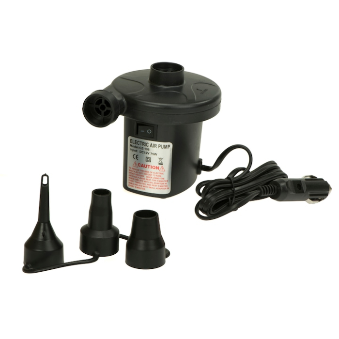 Saltea auto gonflabila cu suport integrat VarioShop®, pompa electrica 12V, 2 perne si husa, pat portabil pentru masina, sarcina maxima 300 kg, ideala pentru calatorii si camping, 130 x 80 cm, Negru [7]