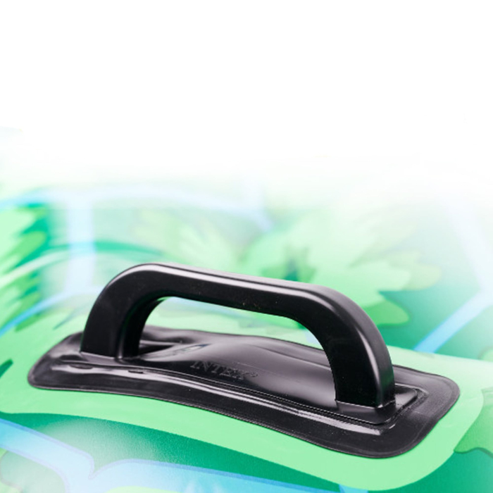 Saltea gonflabila tip broasca testoasa pentru copii VarioShop®, 3+, cu manere de siguranta si kit de reparatie, ideala pentru mare, lac si piscina, 150 x 127 cm, Verde [6]