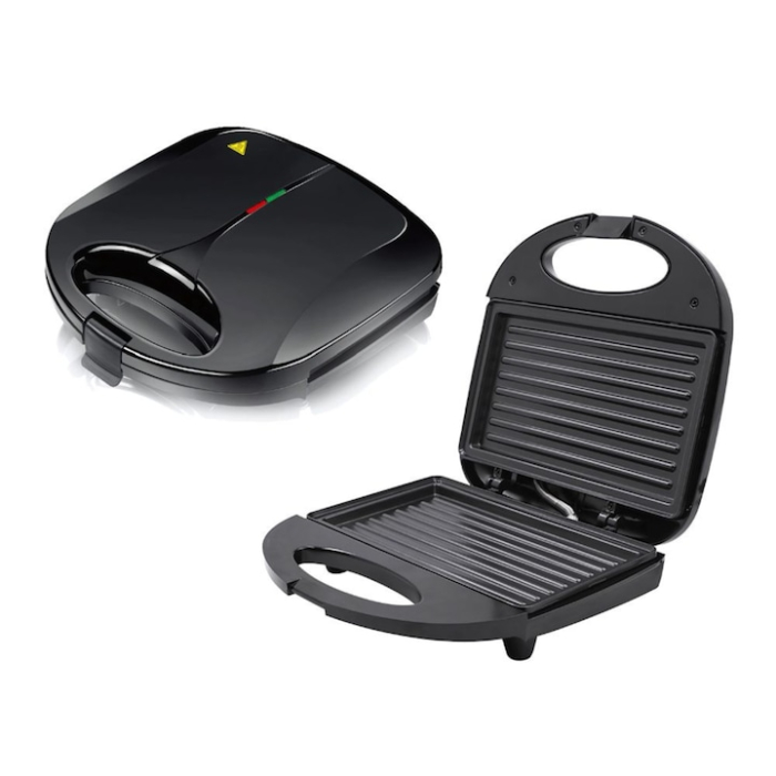Sandwich Maker Tip Grill 750W VarioShop®, pentru Panini, Sandwich-uri si Tortilla, Placi Antiaderente, Incalzire Rapida si Gatire Uniforma, Design Compact si Elegant [13]