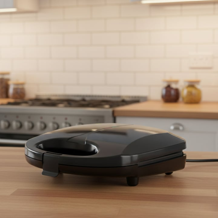Sandwich Maker Tip Grill 750W VarioShop®, pentru Panini, Sandwich-uri si Tortilla, Placi Antiaderente, Incalzire Rapida si Gatire Uniforma, Design Compact si Elegant [8]