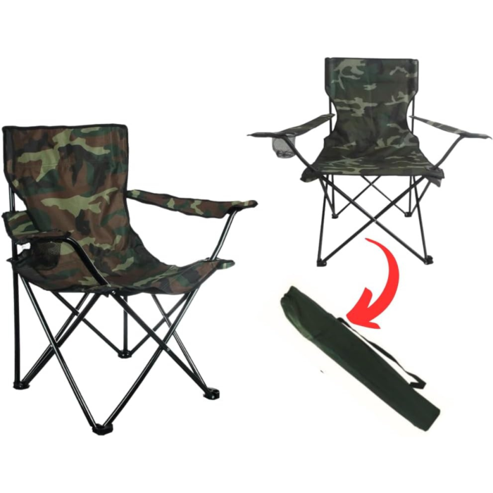 Scaun de pescuit pliabil VarioShop, ergonomic, cadru metalic [7]